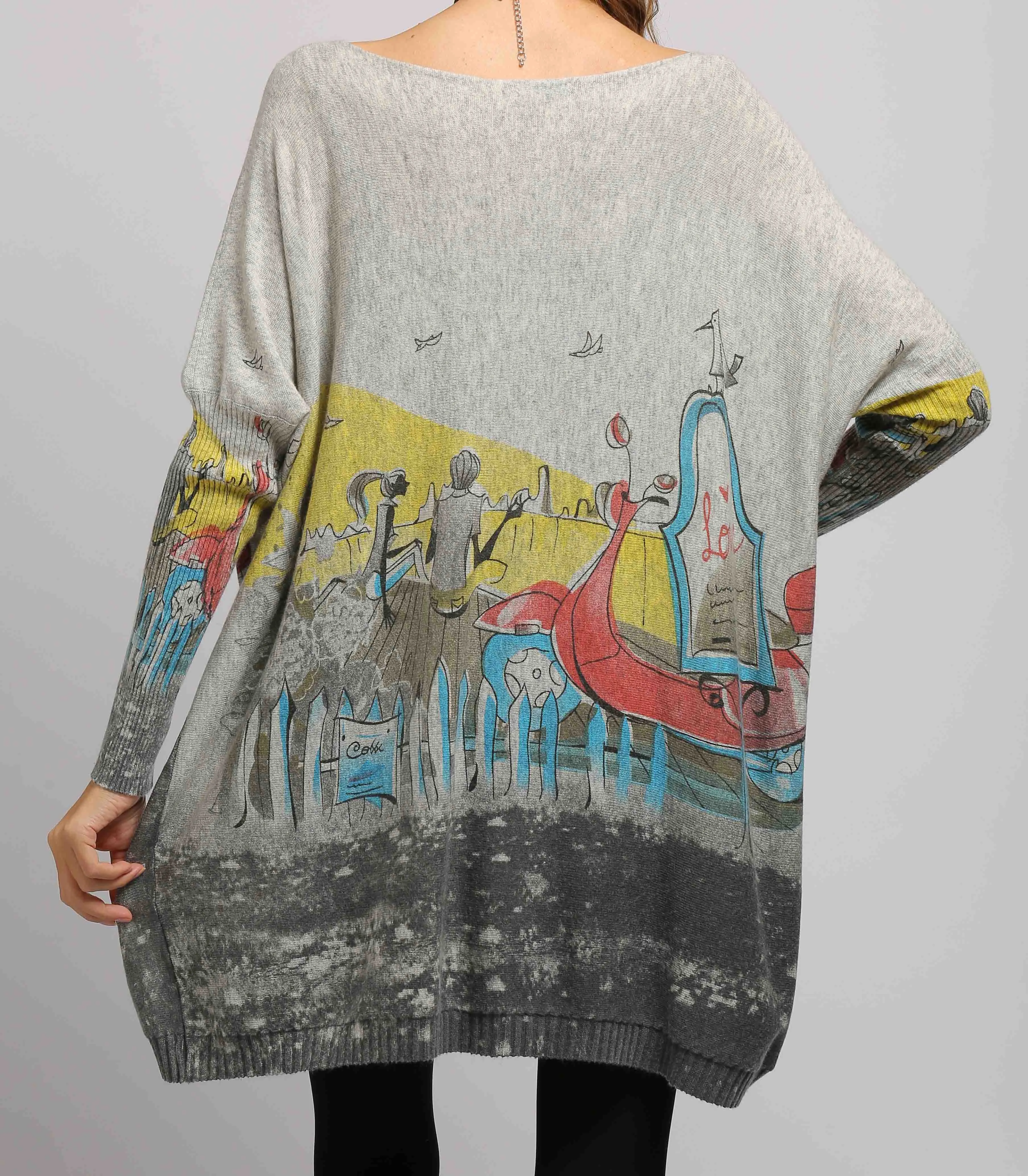 ellazhu Casual Sweater Sweatshirts DH10