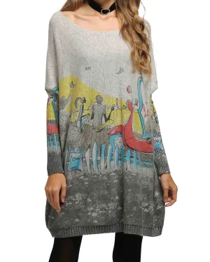 ellazhu Casual Sweater Sweatshirts DH10