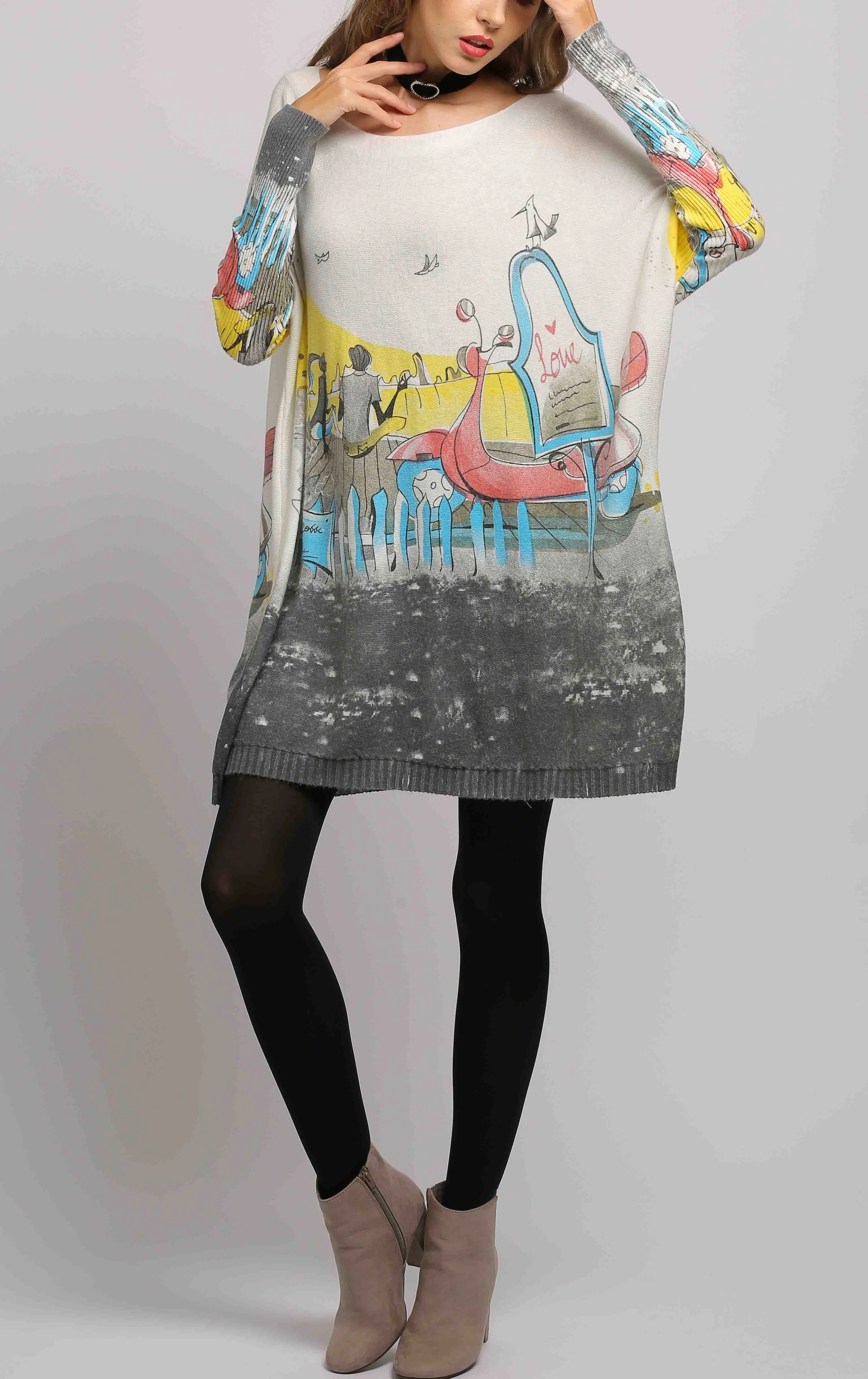 ellazhu Casual Sweater Sweatshirts DH10