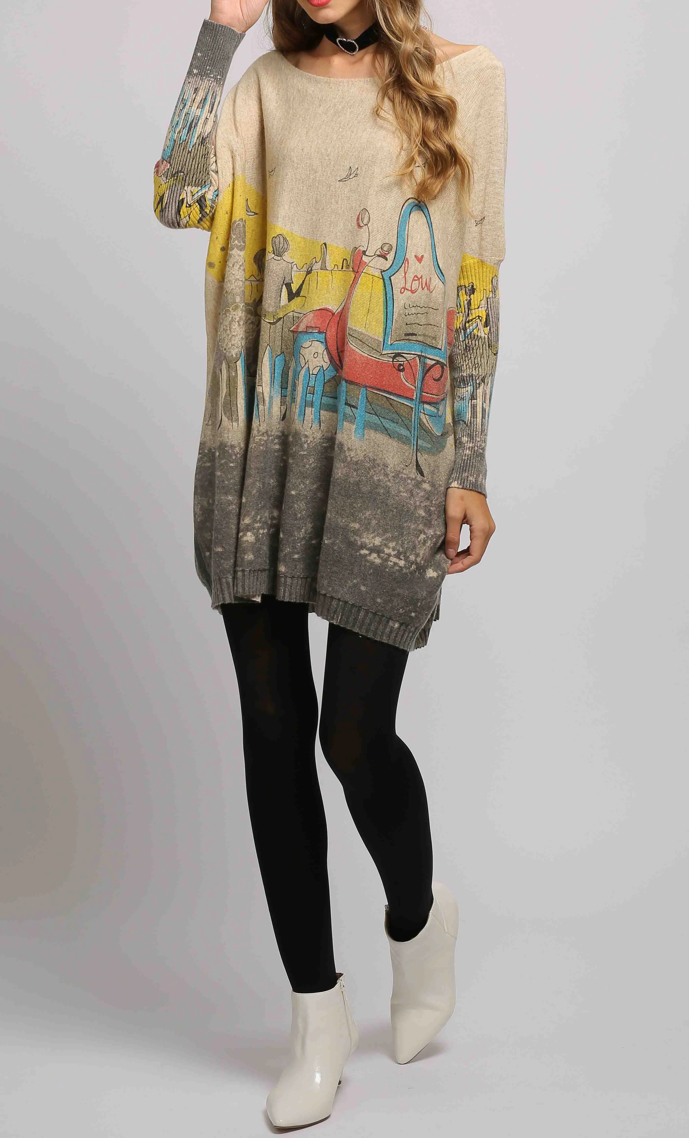 ellazhu Casual Sweater Sweatshirts DH10