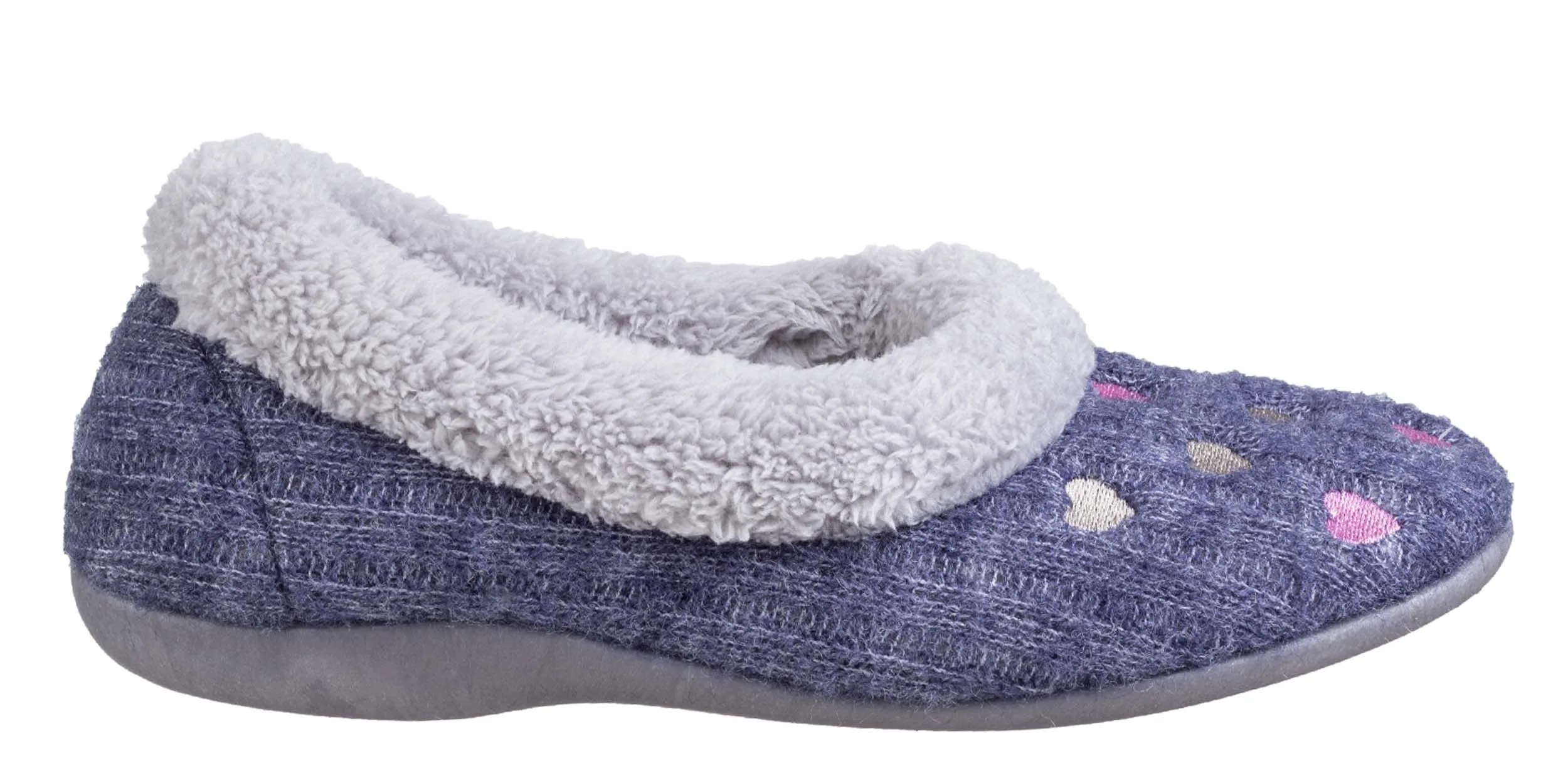Fleet & Foster Alaska Knit Womens Full Slipper