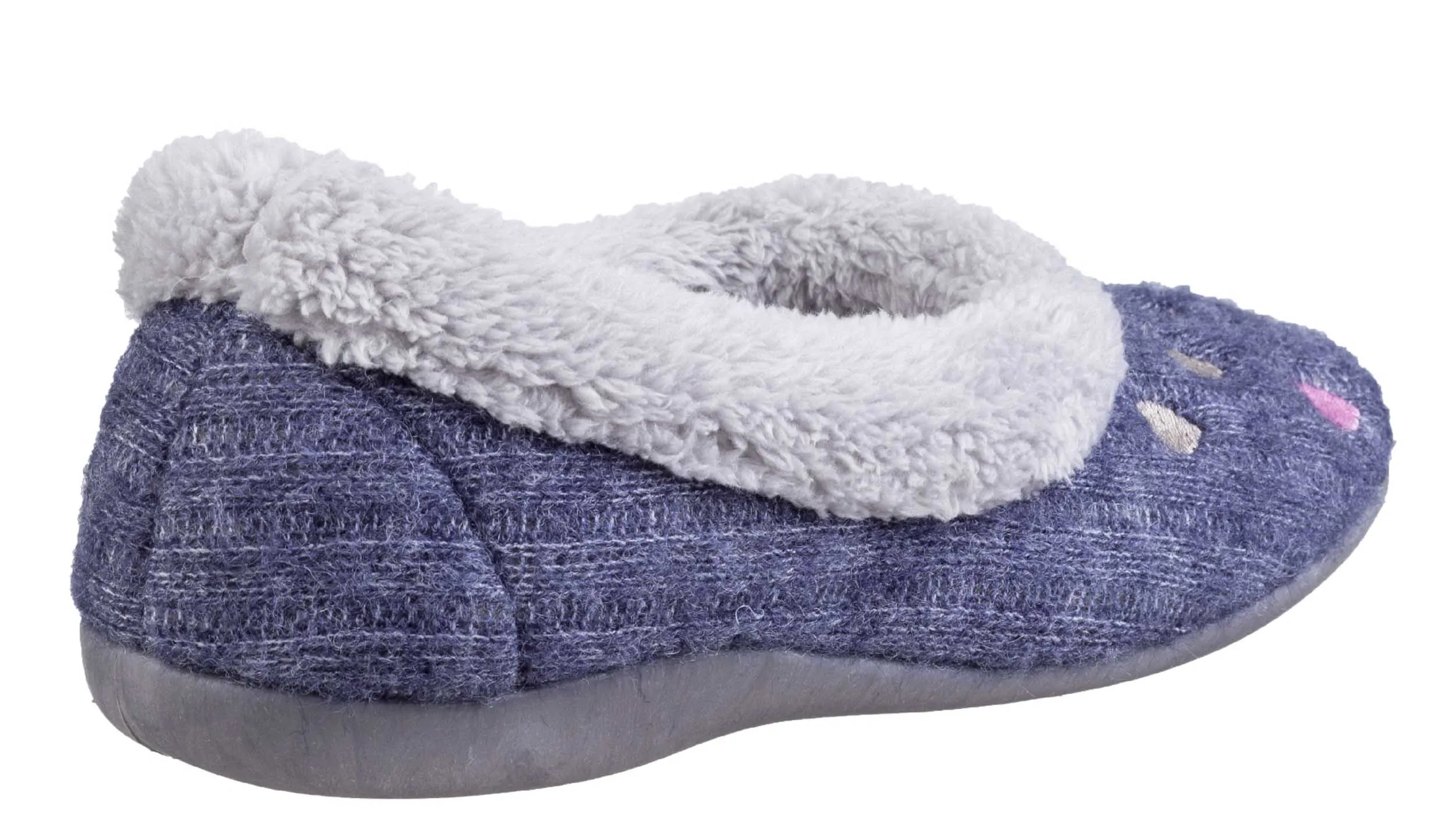 Fleet & Foster Alaska Knit Womens Full Slipper