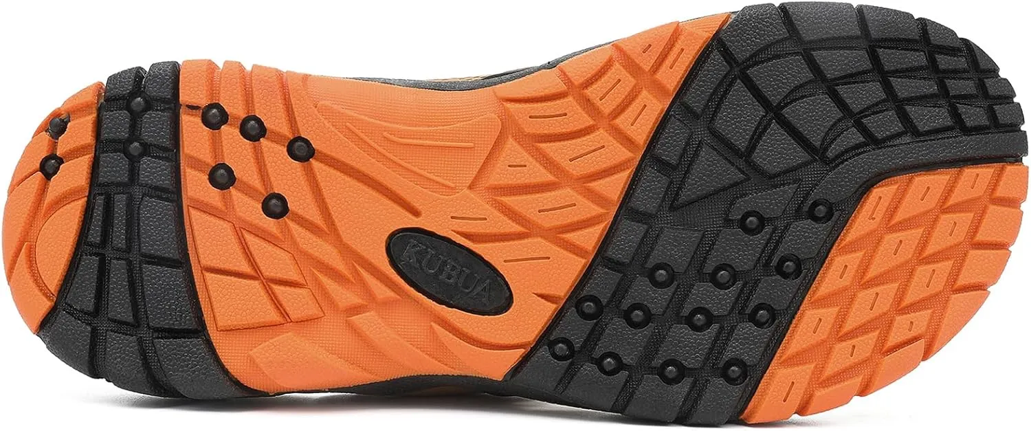 KUBUA Men's Beach Flip-Flops Water Sandals Outdoor Athletic Thong Sandal Slippers