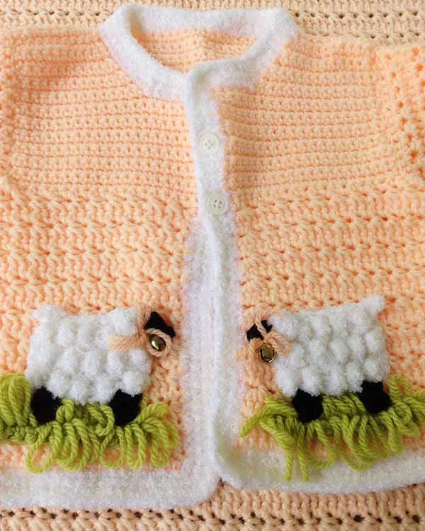 Lambie Pie Layette Crochet Pattern
