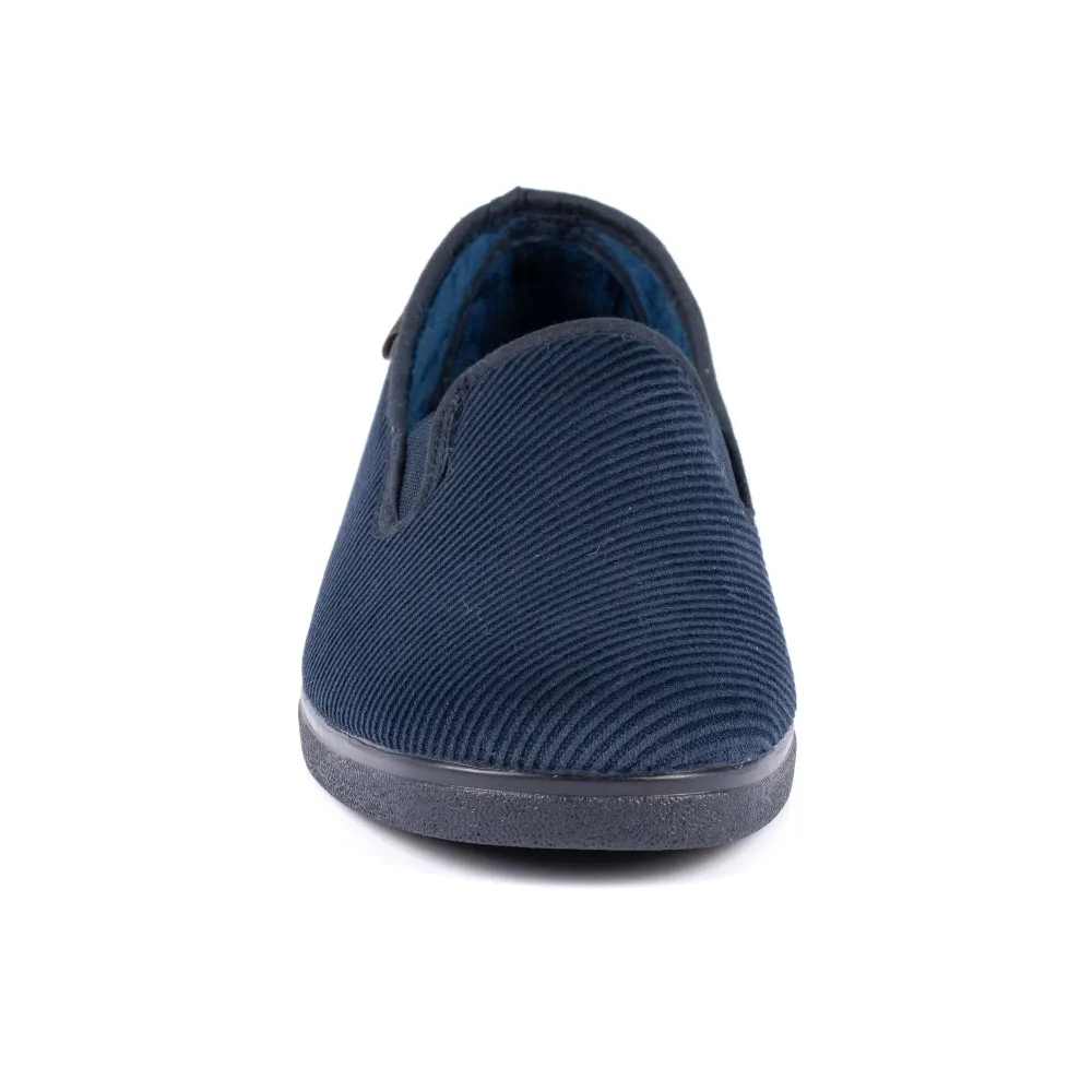 Lunar Men's KMG007 Marshall Goodyear Full Slippers Navy Blue