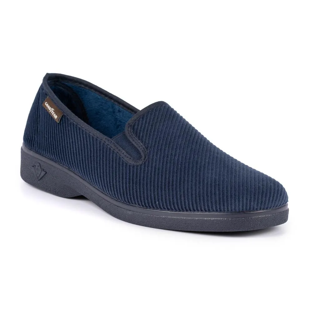 Lunar Men's KMG007 Marshall Goodyear Full Slippers Navy Blue