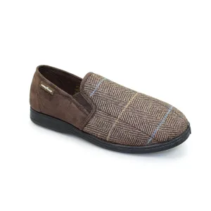 Lunar Slipper Men's Harrison BROWN Tweed