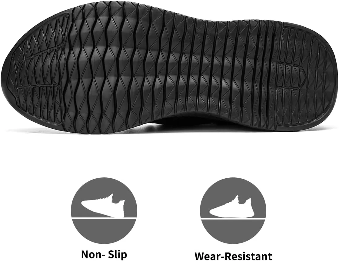 Men's Athletic Shoes Running Gym Training Sneakers Lightweight Cushioned Non-Slip Breathable Multi-Sport Versatile Shoes