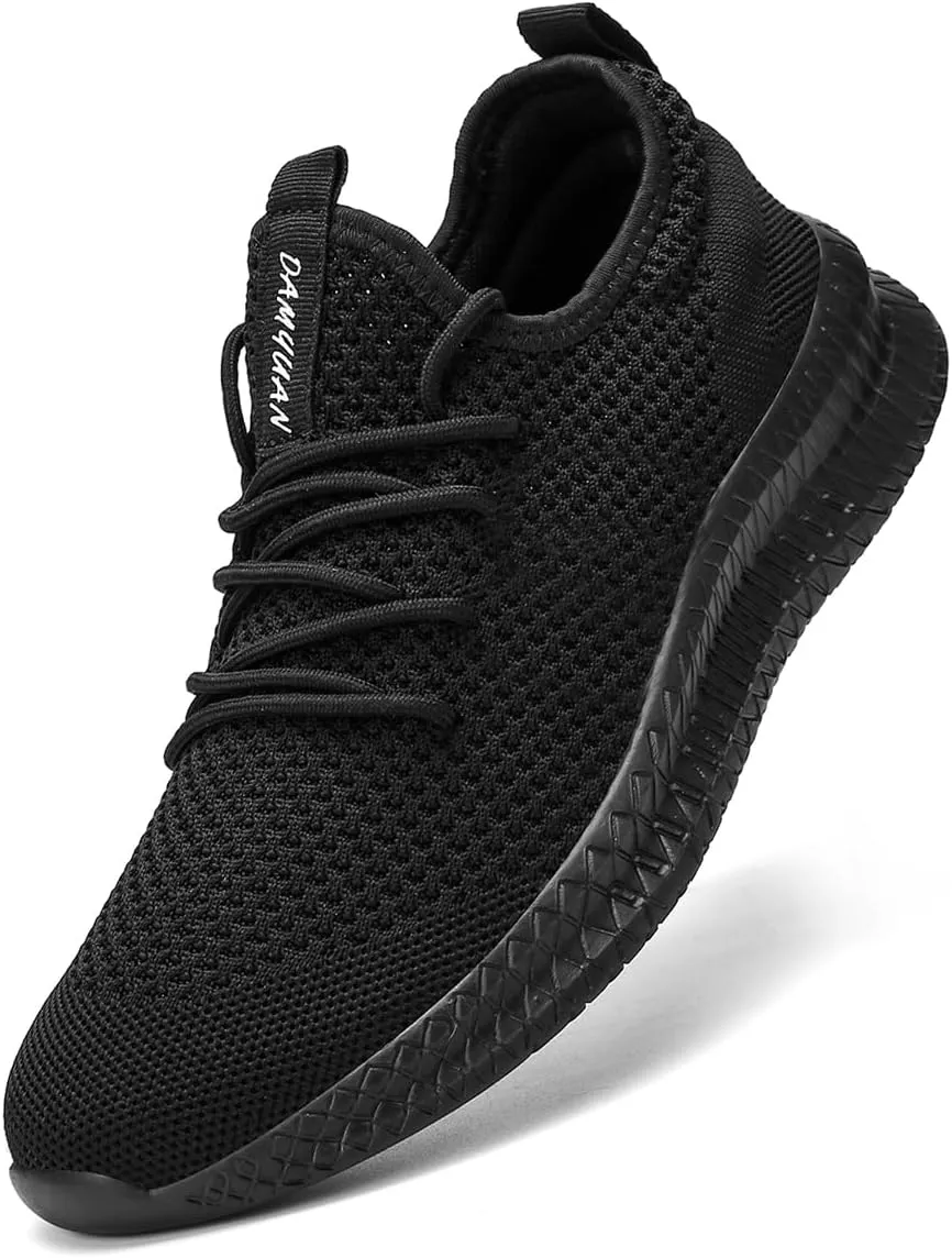 Men's Athletic Shoes Running Gym Training Sneakers Lightweight Cushioned Non-Slip Breathable Multi-Sport Versatile Shoes