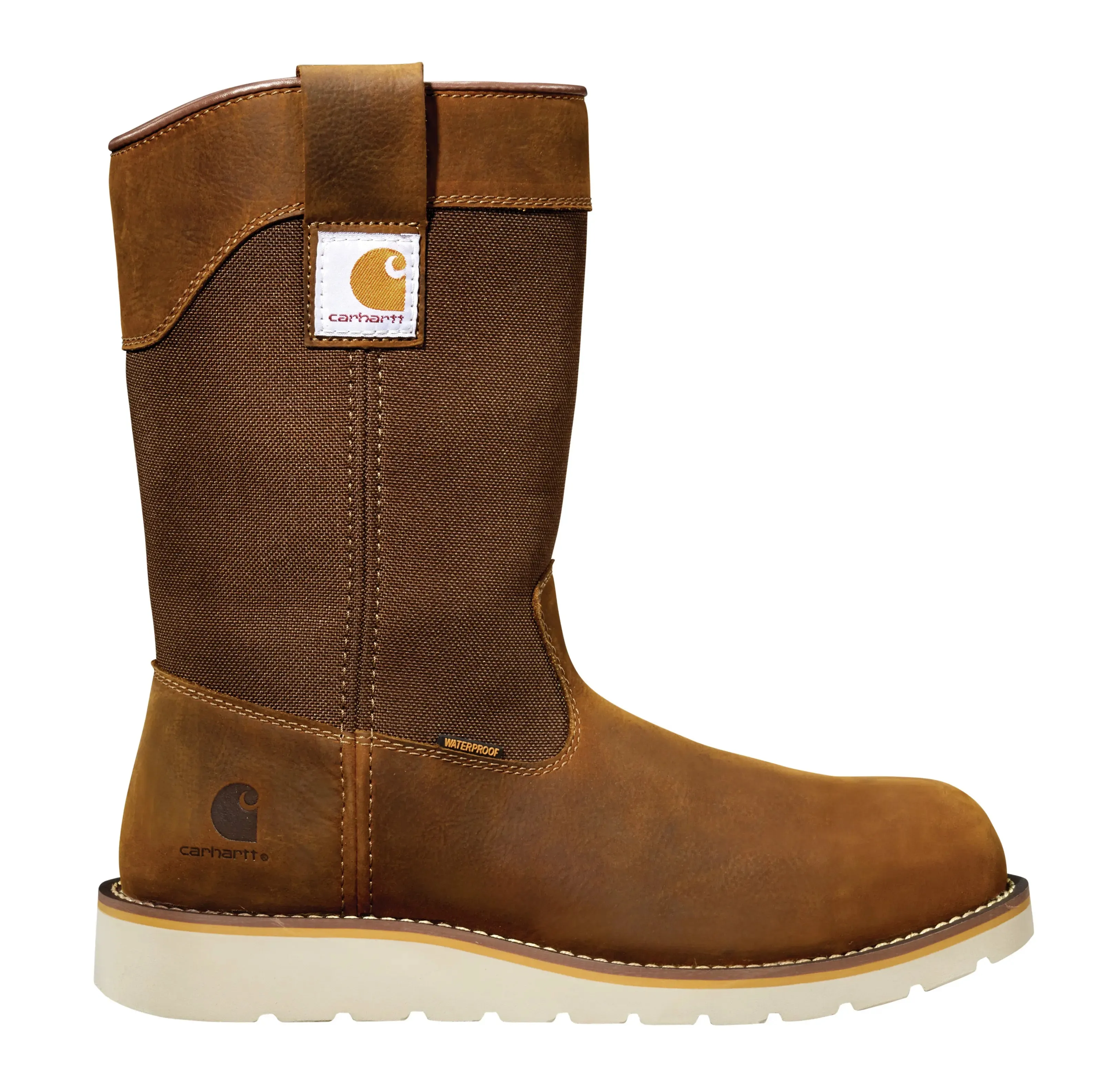 Men's Carhartt Wellington Wedge 10" Waterproof Boot – Durable & Slip-Resistant