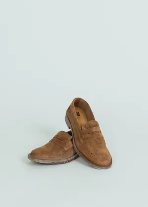 MOMA Brown Suede Loafer