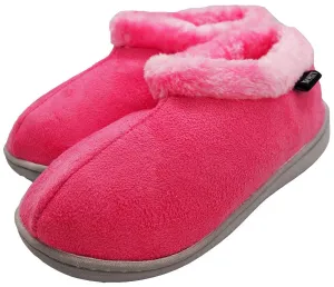 Norty Girls 11-3 Hot Pink Fleece Slipper 17357