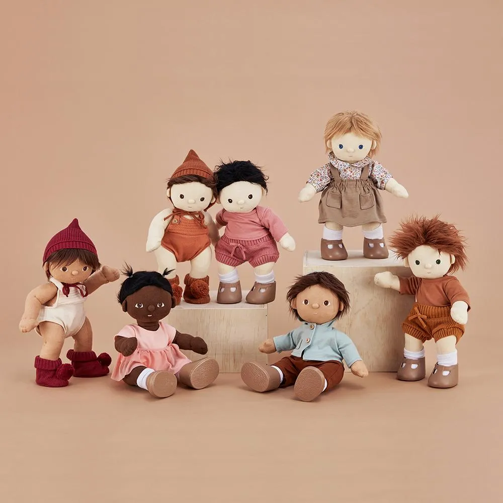 Olli Ella Dinkum Doll - Knit Set Umber