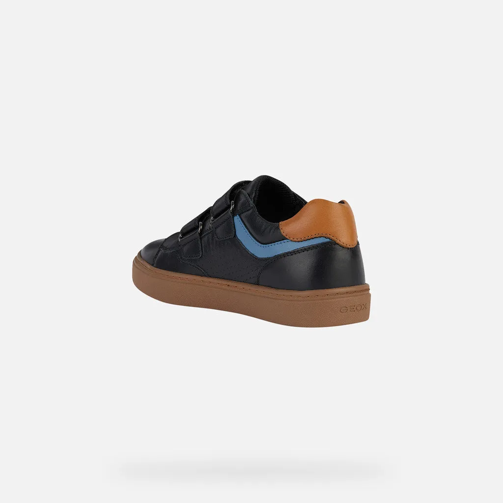 SALE SP24 Geox J Nashik Double Velcro Sneaker