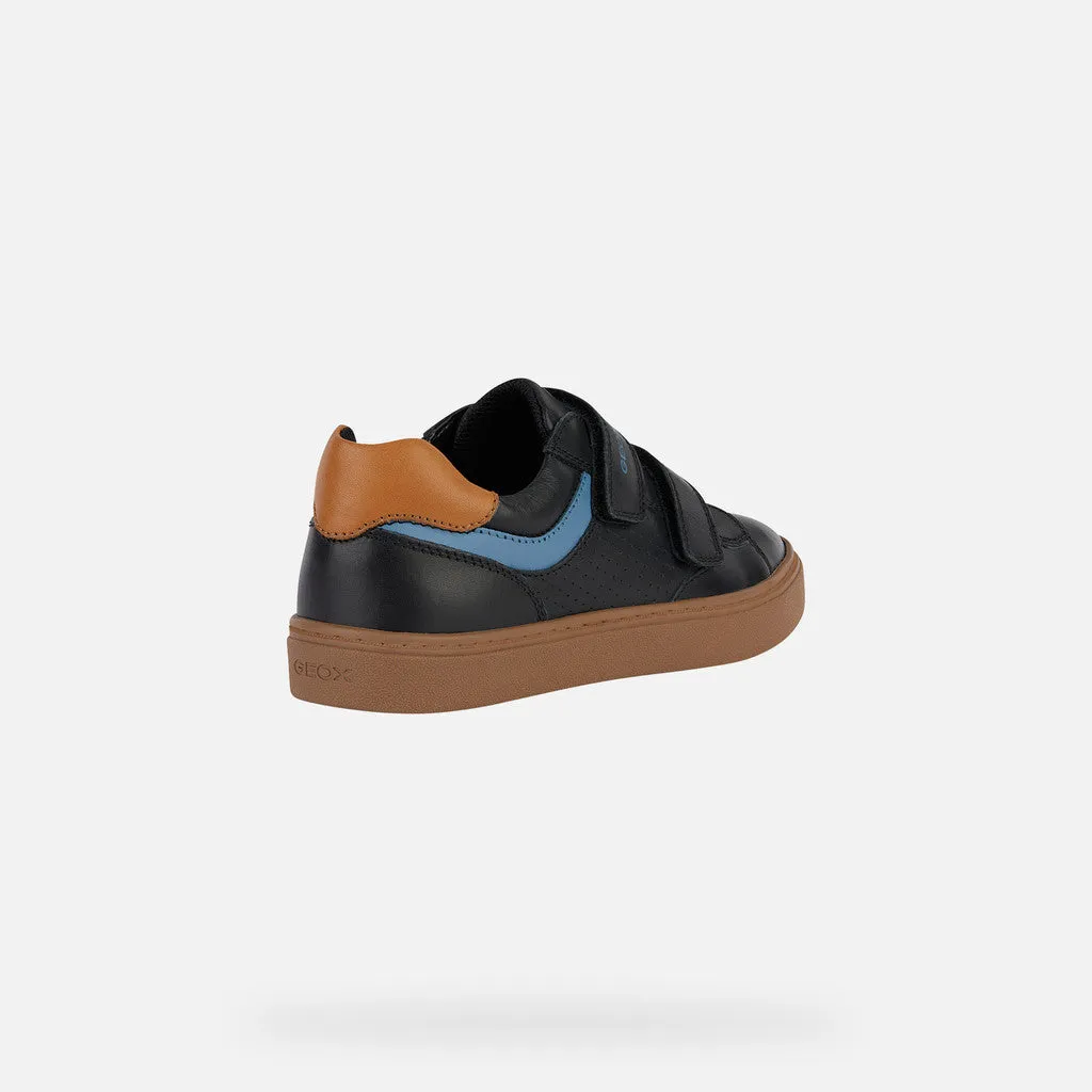 SALE SP24 Geox J Nashik Double Velcro Sneaker