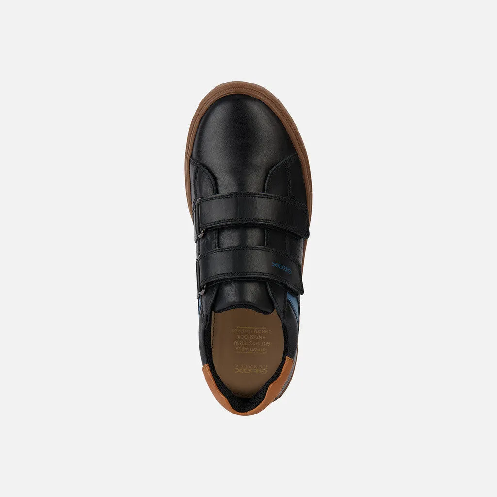 SALE SP24 Geox J Nashik Double Velcro Sneaker