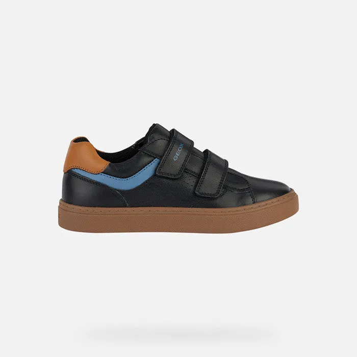 SALE SP24 Geox J Nashik Double Velcro Sneaker