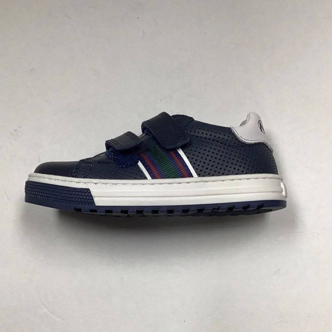 SALE SP24 Naturino Seam VL Double Velcro Stripe Classic Combo Sneaker