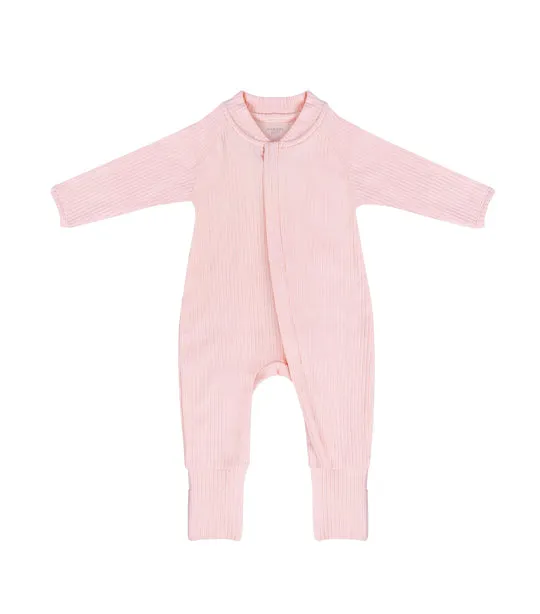 Savannah Onesie Pajama Pink