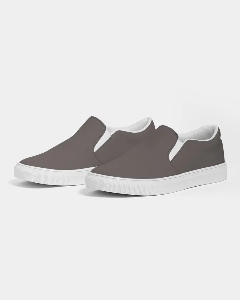 Shaded Pastel Brown Slip-On Canvas Sneakers | Men's | C60M60Y60K30