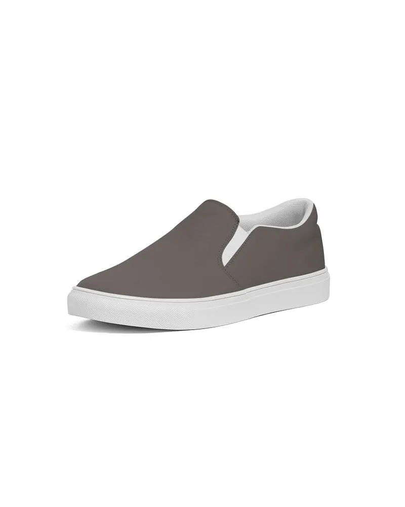 Shaded Pastel Brown Slip-On Canvas Sneakers | Men's | C60M60Y60K30