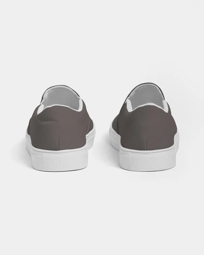 Shaded Pastel Brown Slip-On Canvas Sneakers | Men's | C60M60Y60K30
