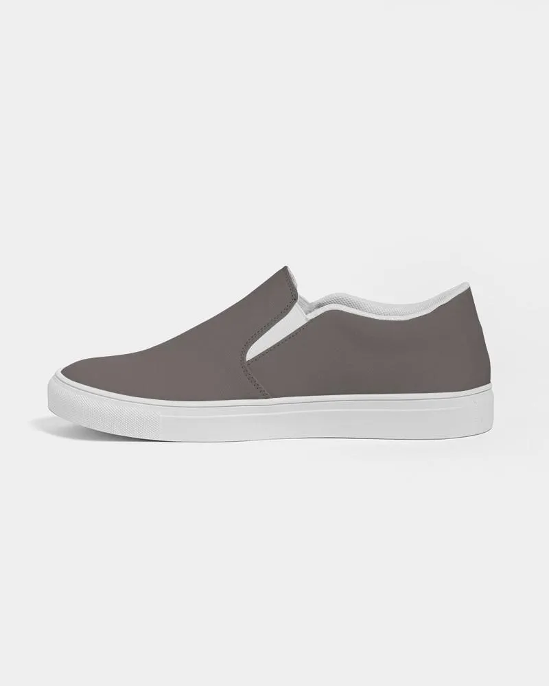 Shaded Pastel Brown Slip-On Canvas Sneakers | Men's | C60M60Y60K30