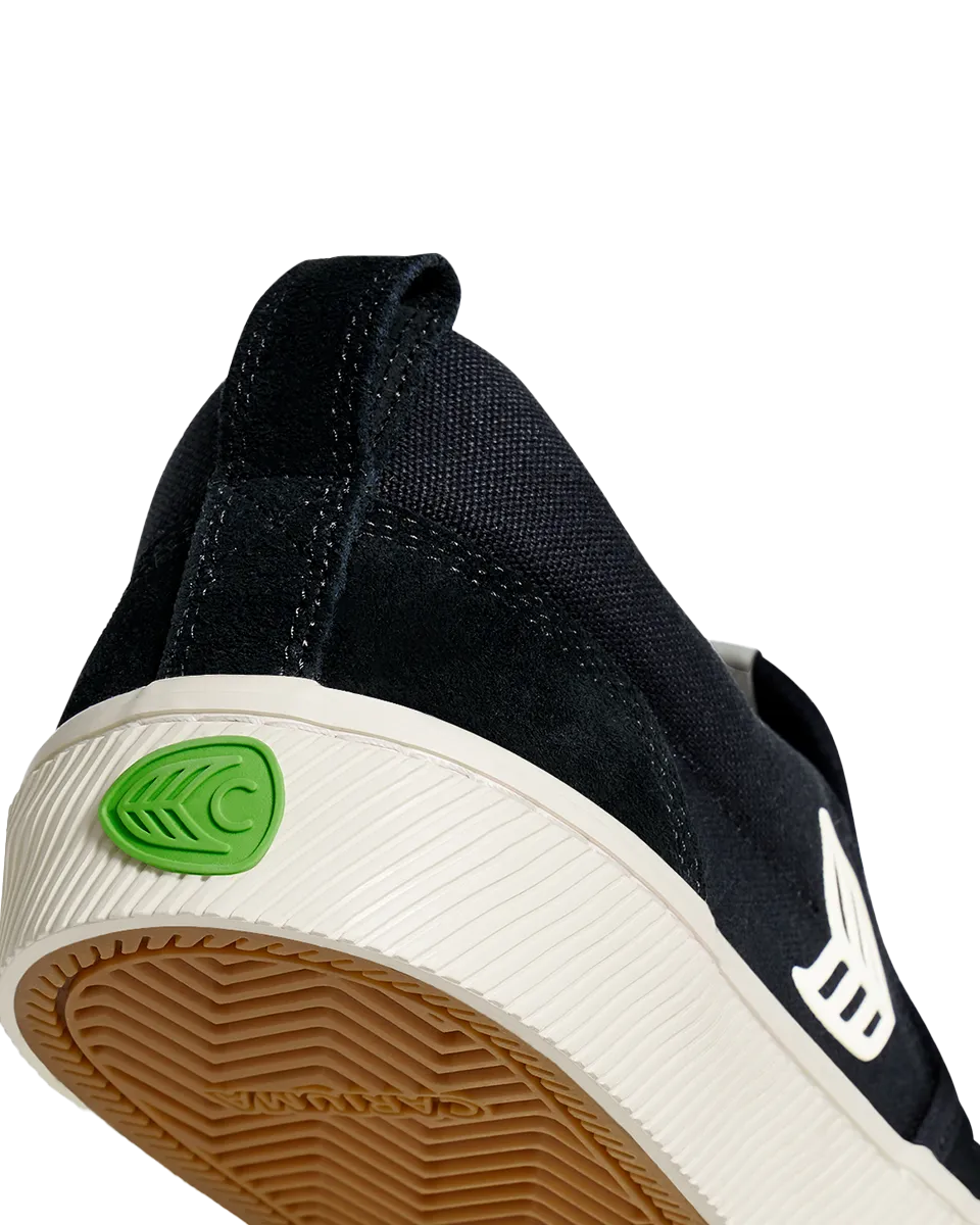 Slip On Skate Pro Shoes in Black & Ivory