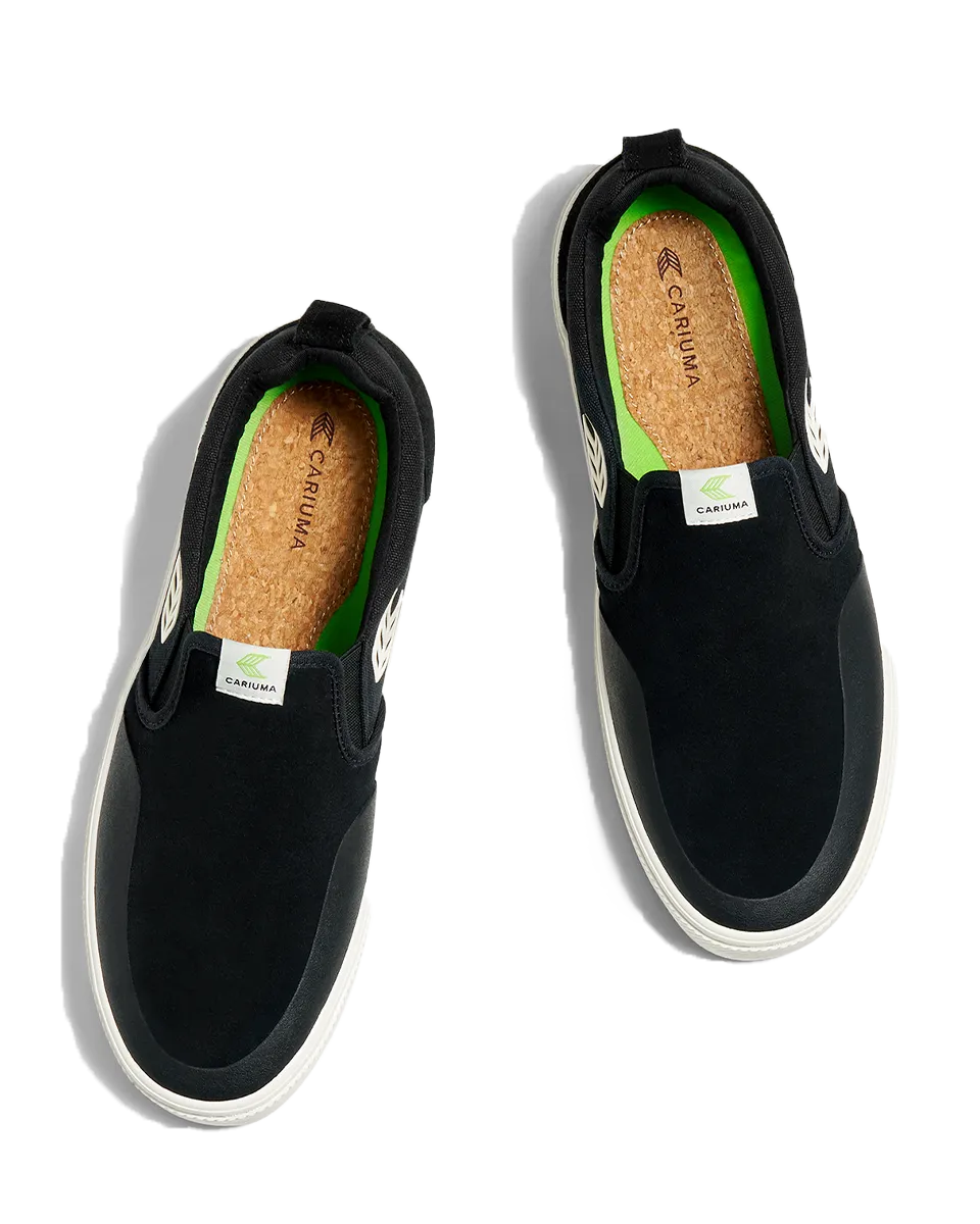 Slip On Skate Pro Shoes in Black & Ivory