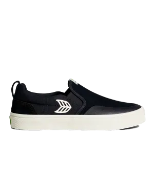 Slip On Skate Pro Shoes in Black & Ivory
