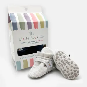 Stay-on, Non-Slip Bootie - Grey