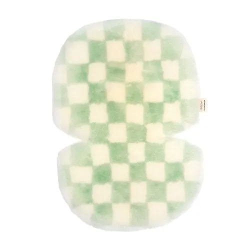 Studio Noos Checkerboard Sheepskin Snuggler (Pistachio)