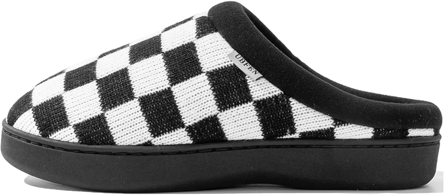 UBFEN Mens Slippers for Indoor Bedroom Memory Foam House Shoes Lightweight Slip On Outdoor Slipper