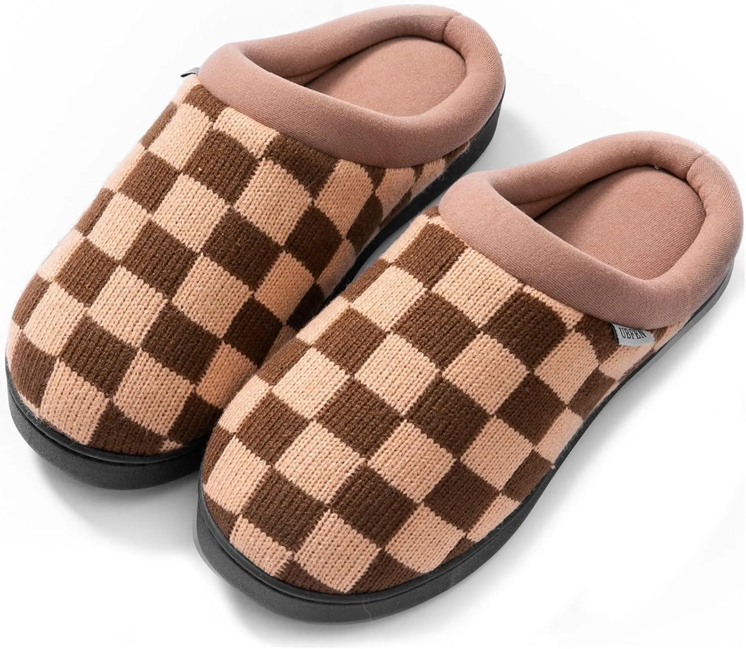 UBFEN Mens Slippers for Indoor Bedroom Memory Foam House Shoes Lightweight Slip On Outdoor Slipper